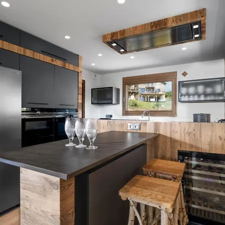Les 3 Oursons Luxury With Hot Tub Sauna Chalet