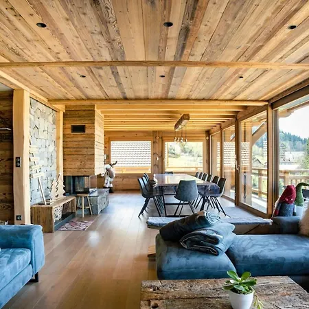 Les 3 Oursons Luxury With Hot Tub Sauna Chalet *