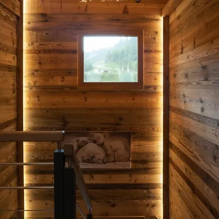 Les 3 Oursons Luxury With Hot Tub Sauna Chalet *