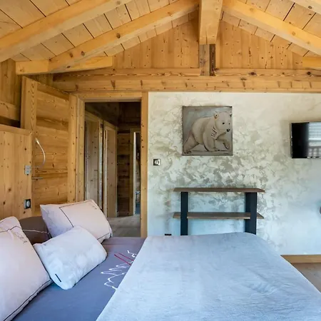 Les 3 Oursons Luxury With Hot Tub Sauna Chalet