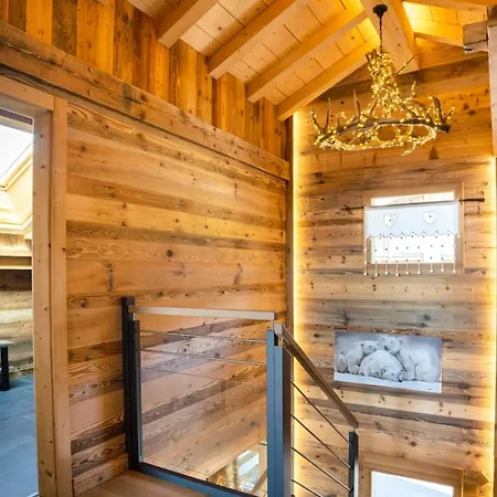 Les 3 Oursons Luxury With Hot Tub Sauna Chalet
