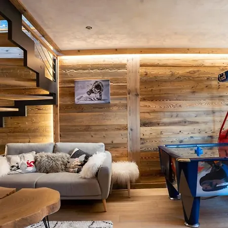 Les 3 Oursons Luxury With Hot Tub Sauna Chalet